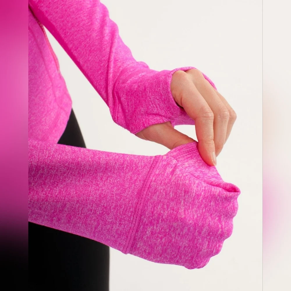 Women's Pink Zip-Up Jacket - Picture 3 of 12